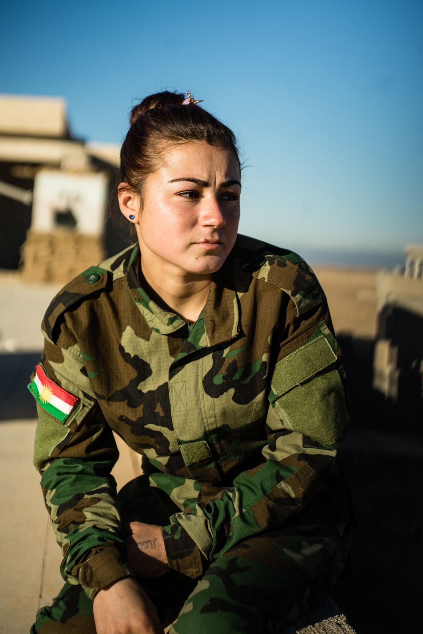 Sun Ladies im Irak Nadia Haji Cholw, Soldatin der Sun Ladies