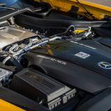  Der aufgeladene V8 unter der Haube des GT C Roadster mit vier Liter Hubraum leistet 557 PS und 680 Nm maximales Drehmoment. 