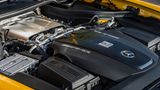  Der aufgeladene V8 unter der Haube des GT C Roadster mit vier Liter Hubraum leistet 557 PS und 680 Nm maximales Drehmoment. 
