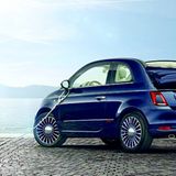 Fiat 500 Riva - Gruppenfoto mit Riva-Yacht