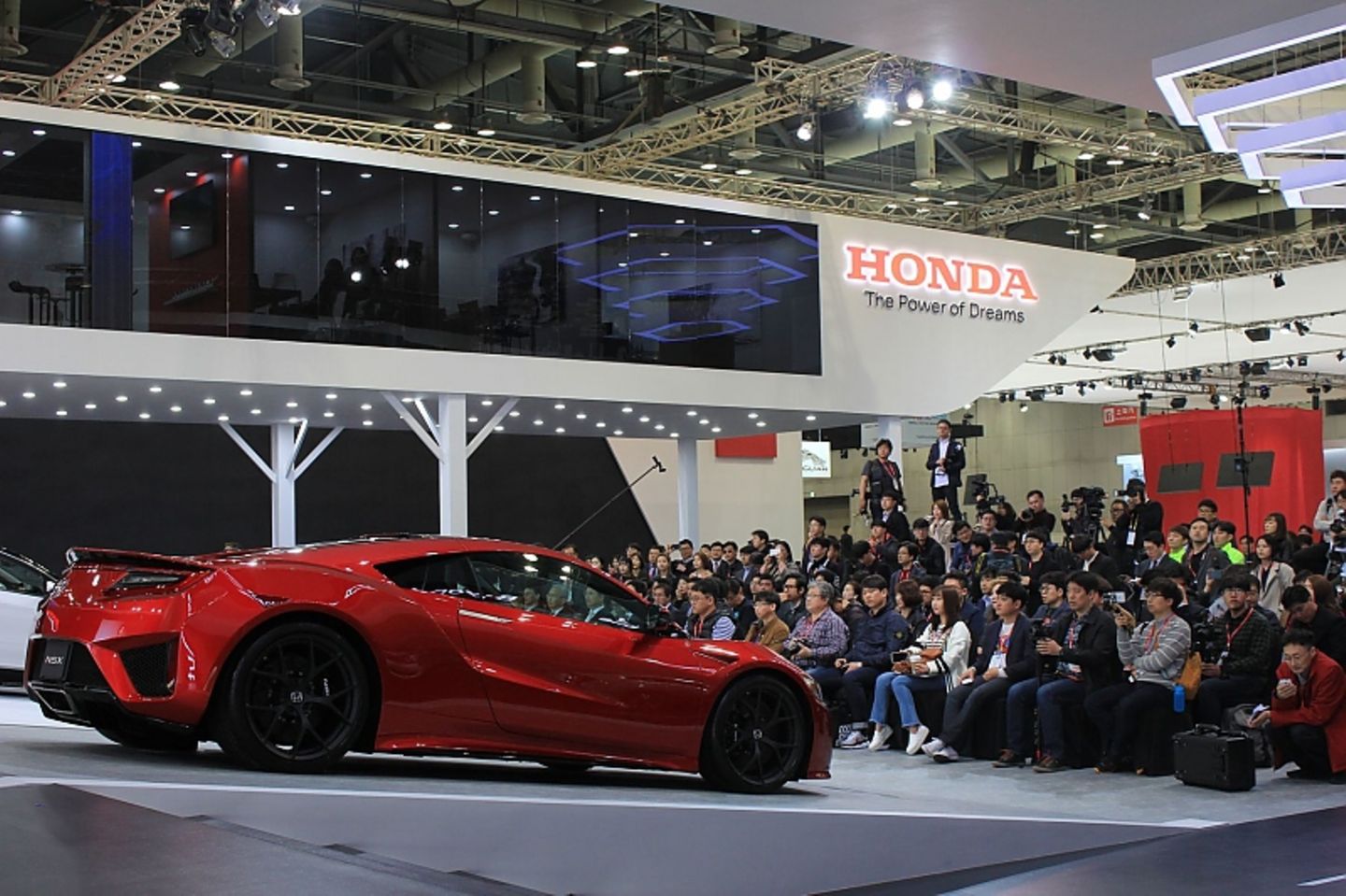 Pressekonferenz bei Honda.