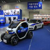 Klein aber wichtig: Der Renault Twizzy als Polizeiwagen.