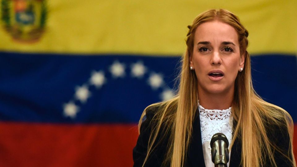 Lilian Tintori ist die Frau des venezolanischen Oppositionsführers Leopoldo Lopez