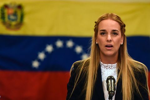 Lilian Tintori ist die Frau des venezolanischen Oppositionsführers Leopoldo Lopez