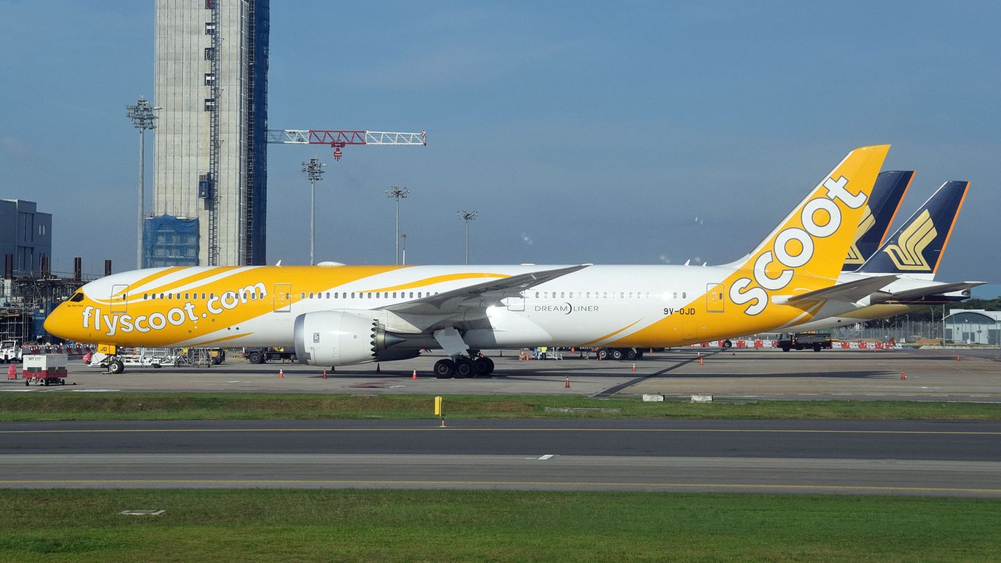 Boeing 787 der Fluggesellschaft Scoot