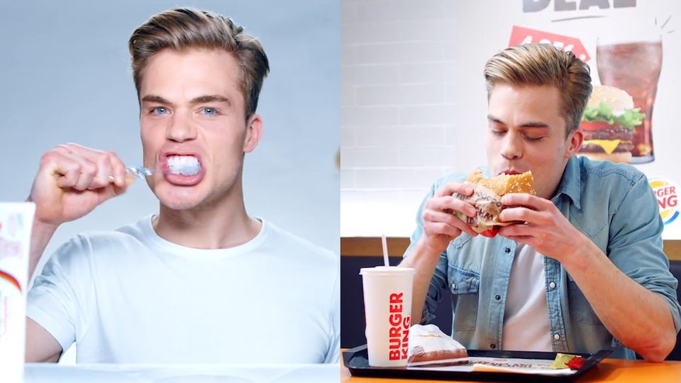 Werbung mit Fantasieprodukten: Nach der Hähnchen-Sonnencreme kommt die Burger-Zahnpasta Werbung mit Fantasieprodukten: Nach der Hähnchen-Sonnencreme kommt die Burger-Zahnpasta
