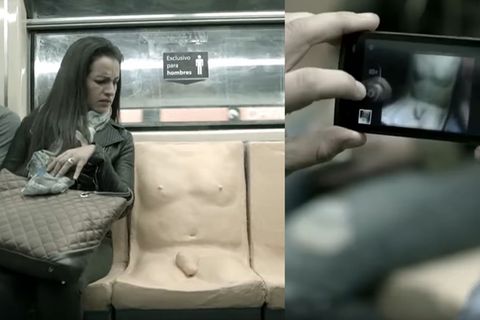 Mexikos U-Bahn: Dieser Penis-Sitz soll eine wichtige Botschaft vermitteln