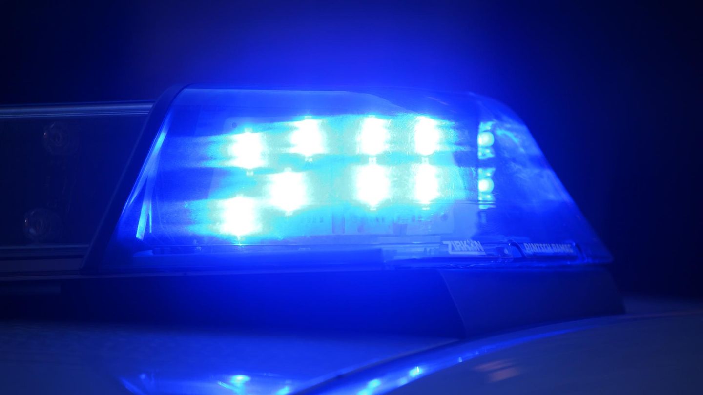 Blaulicht eines Polizeiautos