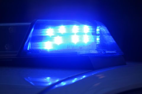 Blaulicht eines Polizeiautos