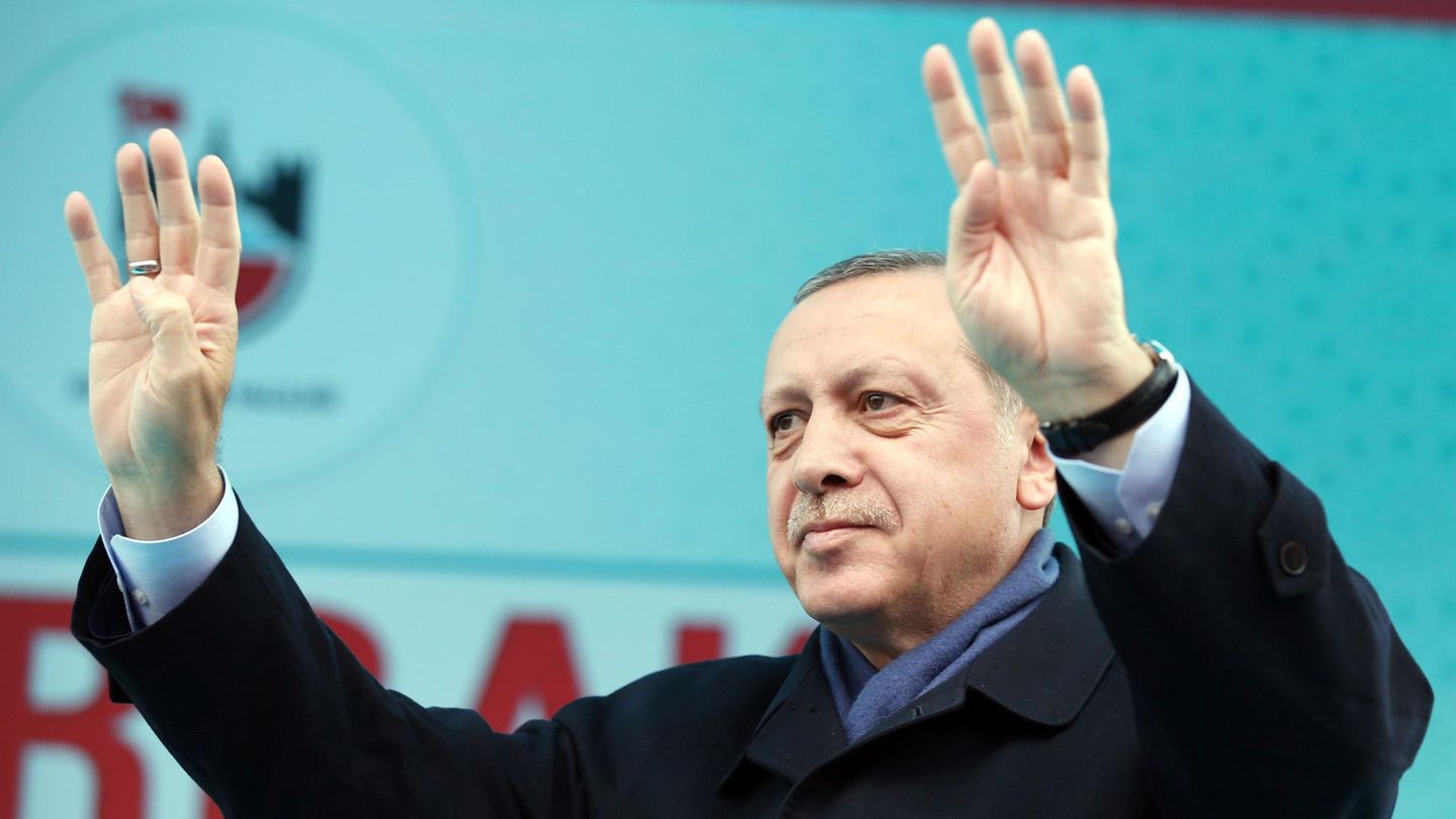 Der türkische Staatspräsident Recep Tayyip Erdogan