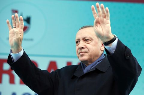 Der türkische Staatspräsident Recep Tayyip Erdogan