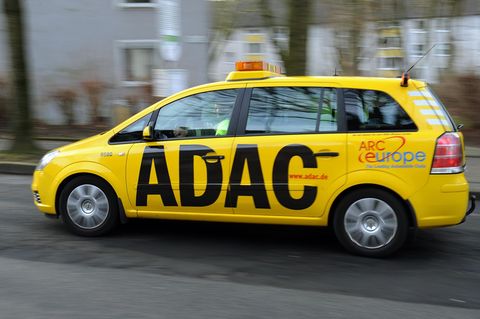 Ein Wagen der ADAC-Pannenhilfe in Bochum