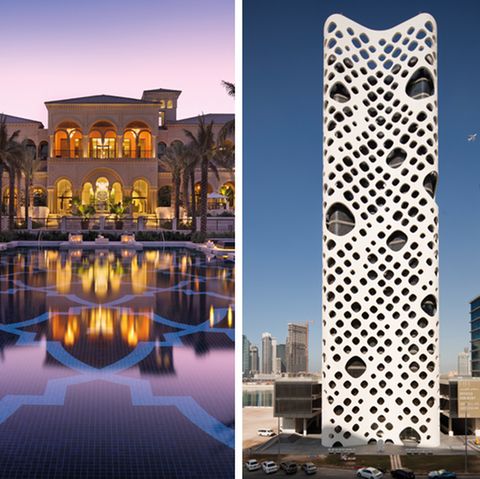 Collage: drei Hotels