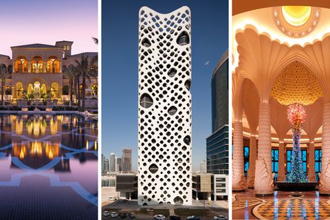 Collage: drei Hotels