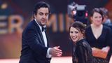 Bastian Pastewka und Janina Fautz bei der Verleihung der Goldenen Kamera 2017