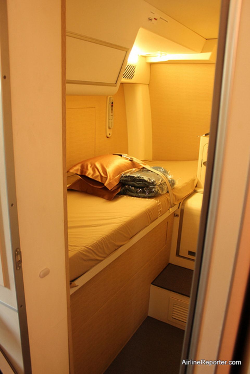 Wo schlafen eigentlich Piloten? Versteckte Schlafzimmer in Flugzeugen