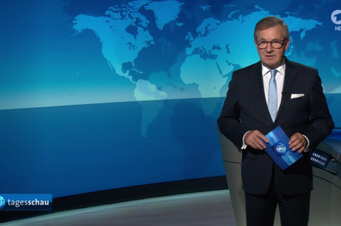 "Tagesschau"-Sprecher Jan Hofer stellte den Fehler noch während der Sendung richtig