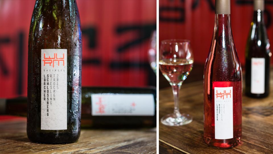 Vom Gutverdiener zum Bauern: So sehen die Weine vom Ex-Manager Robert Wurm aus: Riesling (links) und Rosé aus Spätburgunder und Cabernet Sauvignon So sehen die Weine vom Ex-Manager Robert Wurm aus: Riesling (links) und Rosé aus Spätburgunder und Cabernet Sauvignon