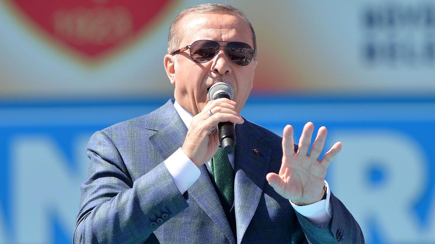 Präsident der Türkei Recep Tayyip Erdogan