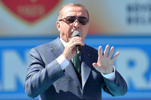 Präsident der Türkei Recep Tayyip Erdogan
