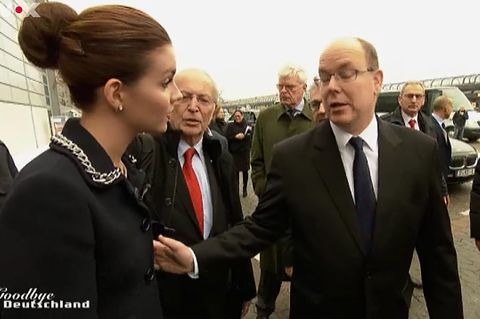 Nathalie Volk und Fürst Albert