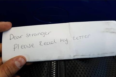 Der abfotografierte Brief