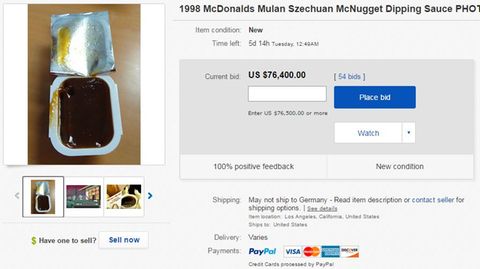 Diese McDonald's Sauce kostet über 75.000 Dollar