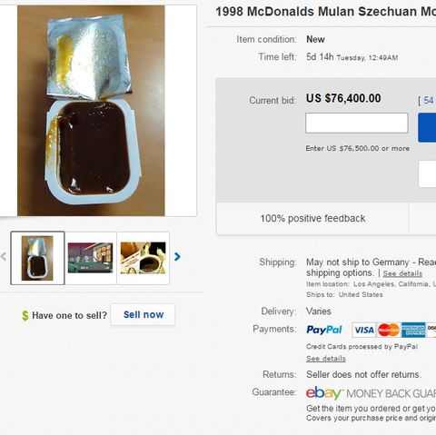 Diese McDonald's Sauce kostet über 75.000 Dollar