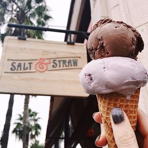 Kim und Tyler Malek, die Besitzer von Salt&Straw, kreieren Eis aus Essensresten.