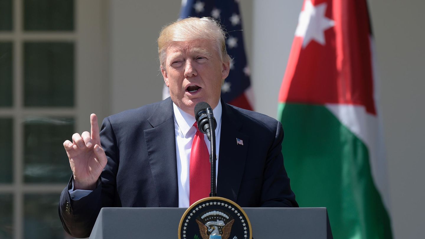 Donald Trump äußerte sich am Mittwoch zu dem mutmaßlichen Giftgasangriff in Syrien