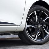 15 Zoll sind seine Leichtmetallräder groß.