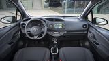 Das Cockpit des Toyota Yaris.