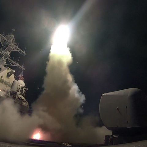 Syrien: US-Raketen wurden von dem Kriegsschiffen "USS Porter" abgefeuert