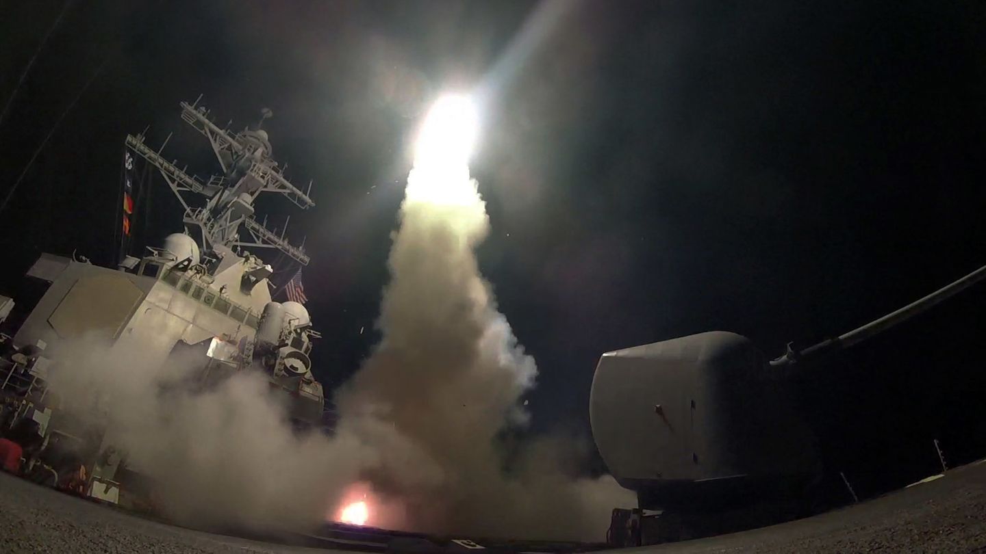 Syrien: US-Raketen wurden von dem Kriegsschiffen "USS Porter" abgefeuert