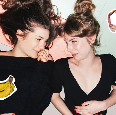 Reden gern über die Menstruation - und haben darüber nun ein Buch verfasst: Luisa Stömer (24, links) und Eva Wünsch (25)