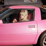 Andrew Bush, Woman Waiting to Proceed South at Sunset and Highland Boulevards, Los Angeles, at Approximately 11:59 a.m. One Day in February 1997, 1997      From Vector Portraits series  C-print, 122 × 151 cm  Courtesy M+B Gallery, Los Angeles