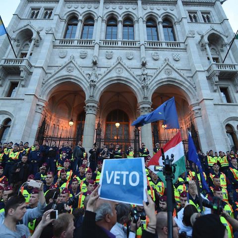 Ungarn Protest CEU