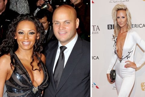 Mel B mit ihrem Ehemann Stephen Belafonte und das britische It-Girl Lady Victoria Hervey (r.)