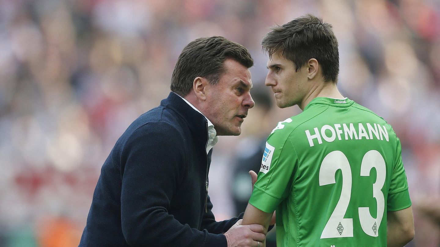 Die taktischen Anweisungen von Dieter Hecking kamen eindeutig zu spät: Hecking hatte Hofmann bereits ausgewechselt