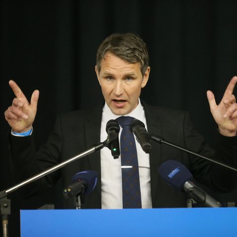Der Landesvorsitzende der AfD in Thüringen, Björn Höcke, steht für den nationalistisch-völkischen Flügel der AfD