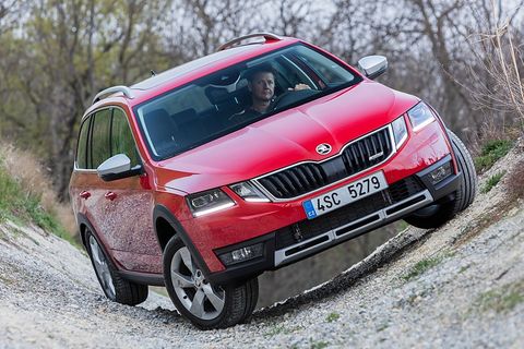 Der Skoda Octavia Scout schlägt sich auch im Gelände gut