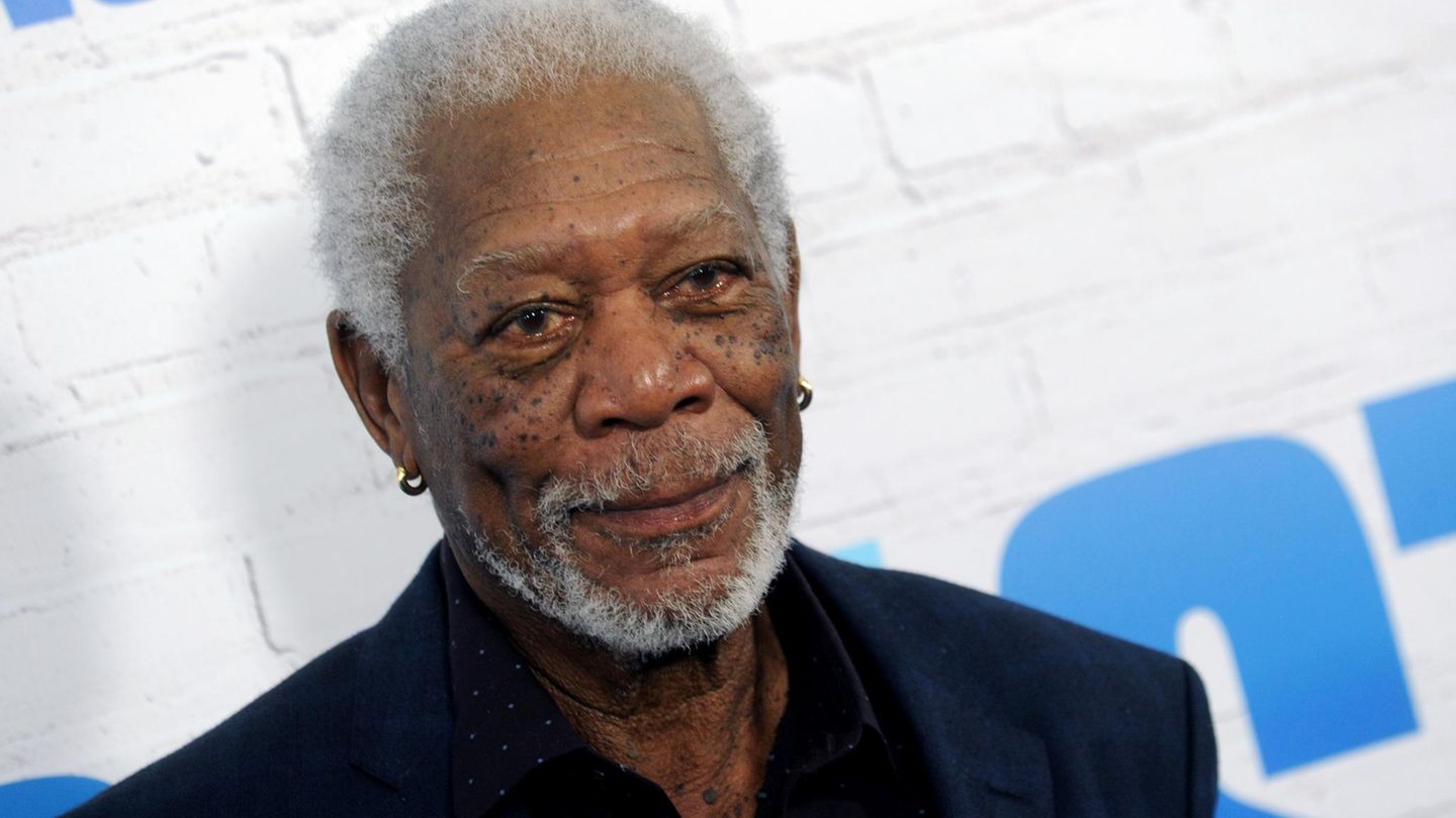 US-Schauspieler Morgan Freeman bei der amerikanischen Premiere des neuen Kinofilms "Abgang mit Stil"
