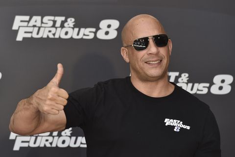 Vin Diesel bei der Premiere von "Fast & Furious 8" in Madrid, Spanien.