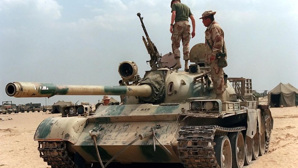 Erbeuteter Typ 69 während der Operation Desert Storm.   