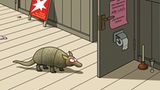 Cartoon zum Tag des Notrufs: Wo bleibt Feuerwehrmann Horst?