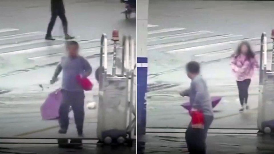 Dumm gelaufen: Dieser Dieb wählt den schlechtesten Fluchtweg, den man sich vorstellen kann