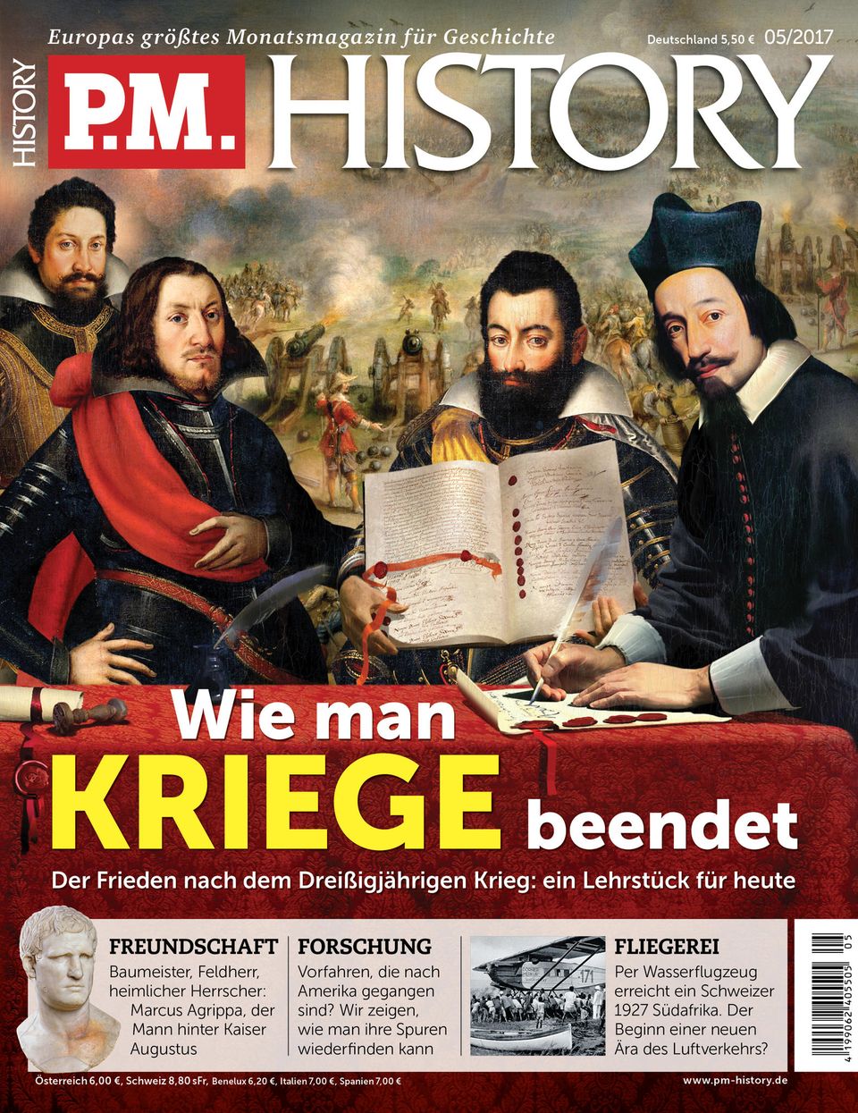 Das Interview mit Christoph Kampmann ist zuerst in PM HISTORY erschienen. Die neueste Ausgabe des Geschichtsmagazins ist ab Donnerstag, 13. April im Handel erhältlich. Hier geht es zum Abo-Shop
