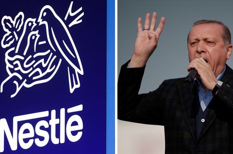 Nestle und Erdogan