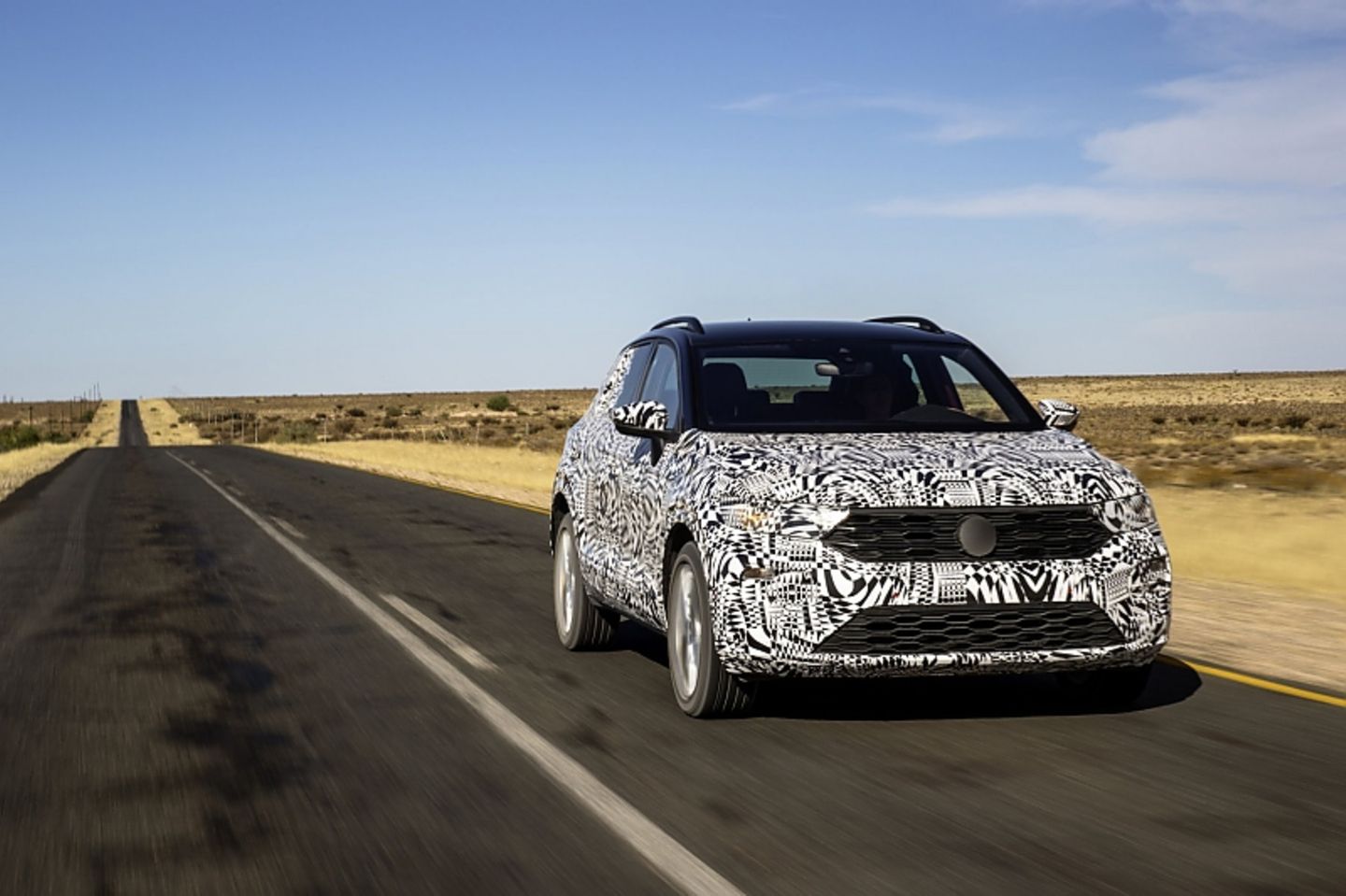 VW T-Roc Prototyp - das Leistungsspektrum reicht von 150 bis 190 PS