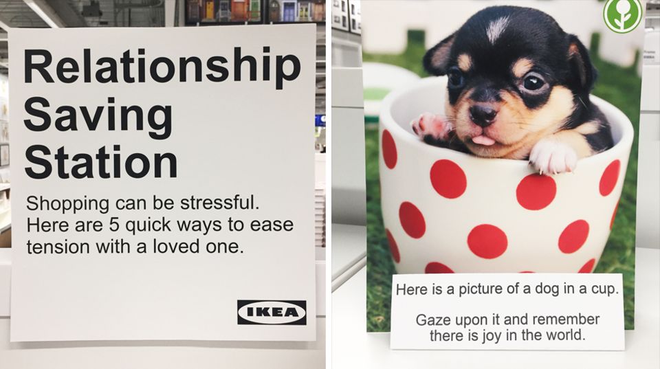 "Relationship Saving Station": Beziehungsstress beim Möbelkauf - so soll bei Ikea die Liebe gerettet werden